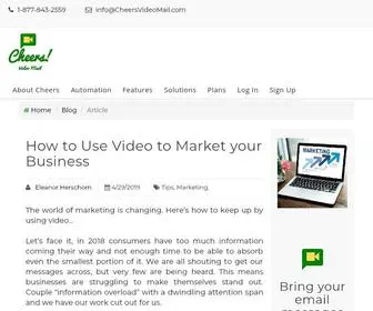 Usevideotomarket.com(How to Use Video to Market your Business) Screenshot