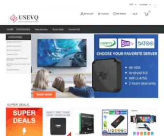 Usevq.com(Global Online Shopping for Home Video Device) Screenshot