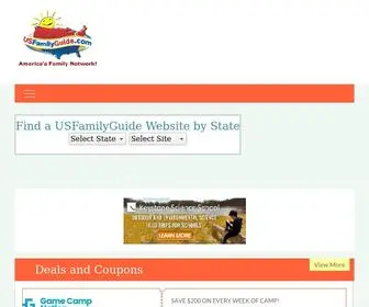 Usfamilyguide.com(Your nationwide resource for Parenting) Screenshot