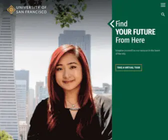 Usfca.edu(University of San Francisco) Screenshot