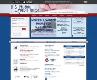 Usfederalcu.org(US #1364 Federal Credit Union) Screenshot