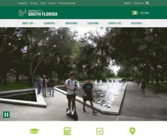 USF.edu(The University of South Florida) Screenshot