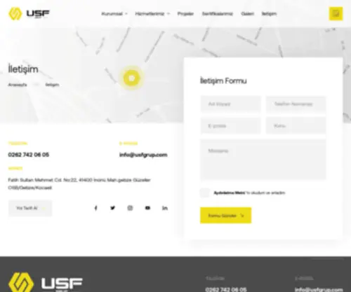 Usfgrup.com(Usf Grup) Screenshot