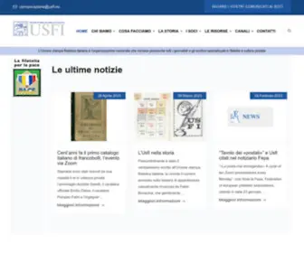 Usfi.eu(Unione stampa filatelica italiana) Screenshot