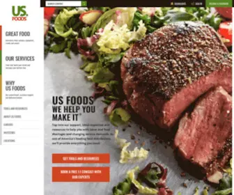 Usfoods.com(US Foods) Screenshot