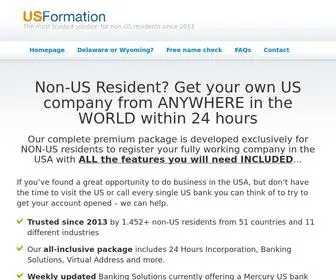 Usformation.com(Incorporation Services for Non) Screenshot