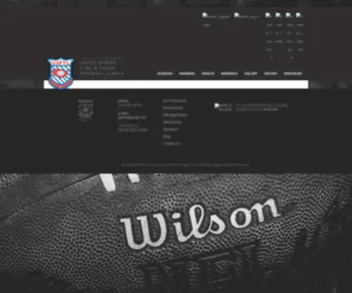 USFTL.com(United States Flag & Touch Football League) Screenshot