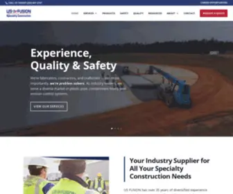 Usfusion.com(Specialty Construction Company) Screenshot