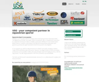 USG-Reitsport.de(United Sportproducts Germany GmbH) Screenshot
