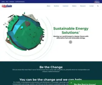 Usgain.com(Sustainable Energy Solutions) Screenshot
