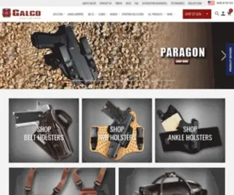 Usgalco.com(Galco Gunleather) Screenshot