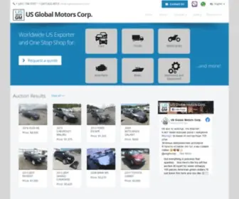 Usglobalmotors.com(Worldwide US Exporter and One Stop Shop for) Screenshot