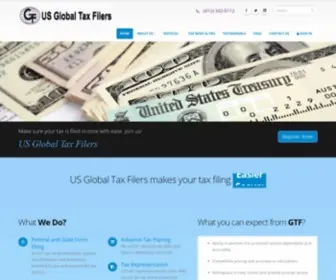 Usglobaltaxfilers.com(US Global Tax Filers) Screenshot