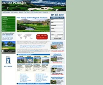 Usgolfdesk.com(Palm Springs Golf Packages & Vacations) Screenshot