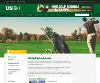 Usgolfschoolguide.com(Golf Schools) Screenshot