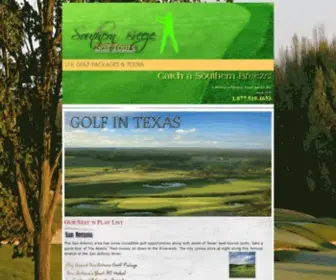 Usgolftreks.com(Southern Breeze Golf Tours) Screenshot