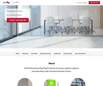 Usgperformanceflooring.com(USG Performance Flooring) Screenshot