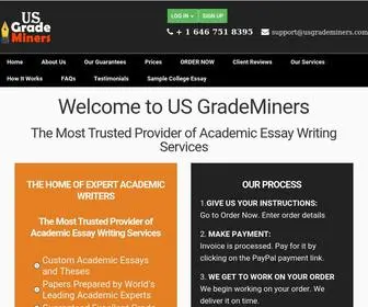Usgrademiners.com(Looking for a company which) Screenshot