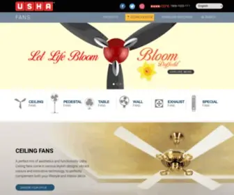 Ushafans.com(Buy Usha Fans) Screenshot