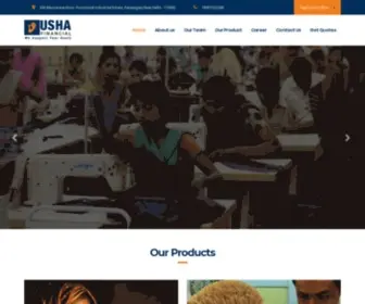 Ushafinancial.com(Usha Financial) Screenshot