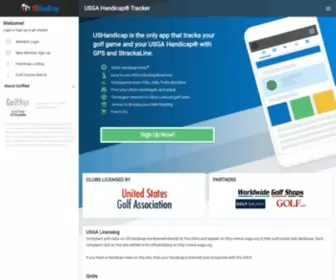 Ushandicap.com(USGA Handicap Tracker) Screenshot