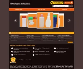 Ushaplasticindustries.com(Usha Poly Crafts Private Limited) Screenshot