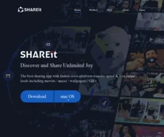 Ushareit.com(SHAREit Group) Screenshot