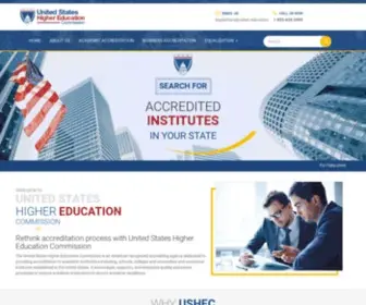 Ushec.education(United States Higher Education Commission) Screenshot