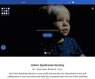 Ushersyndromesociety.org(Usher Syndrome Society) Screenshot