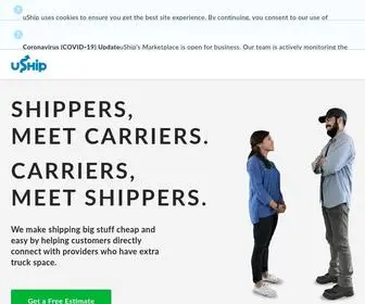 Uship.com(The Online Shipping Marketplace) Screenshot