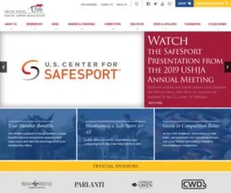 UshJa.org(Competition-based sport organization) Screenshot