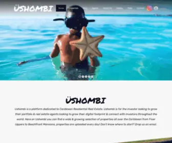 Ushombi.com(Caribbean Real Estate) Screenshot