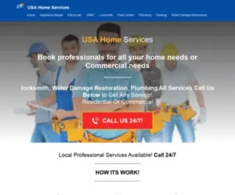 Ushomeservices.us(USA Home Services) Screenshot