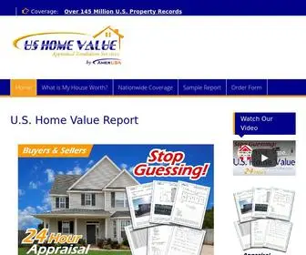 Ushomevalue.com(See how much your house) Screenshot