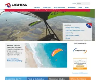 Ushpa.aero(USHPA Home) Screenshot