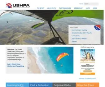 Ushpa.org(USHPA Home) Screenshot