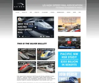 USHSR.com(US High Speed Rail Association) Screenshot