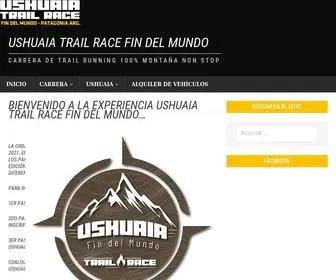 Ushuaiatrailrace.com(Bienvenido a la experiencia Ushuaia Trail Race Fin Del Mundo) Screenshot