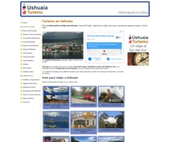 Ushuaiaturismo.com.ar(Turismo en Ushuaia) Screenshot