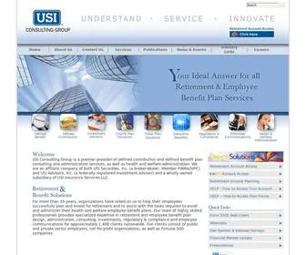 Usicg.com(USI Consulting Group) Screenshot