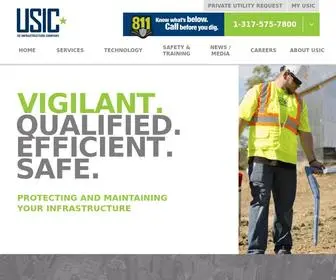 Usicllc.com(Underground Utility Location and Damage Prevention) Screenshot