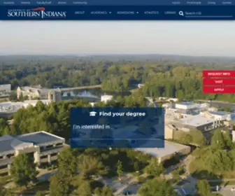 Usi.edu(University of Southern Indiana) Screenshot