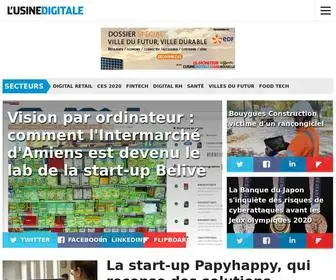 Usine-Digitale.fr(Usine Digitale) Screenshot