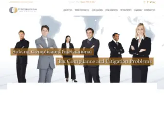 Usinternationaltaxadvisors.com(International Tax Compliance) Screenshot