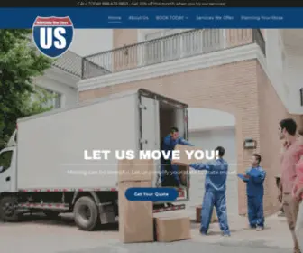 Usinterstatevanlines.com(Full Service Moving) Screenshot