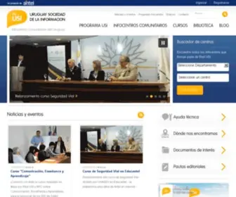 Usi.org.uy(Uruguay Sociedad de la Información) Screenshot