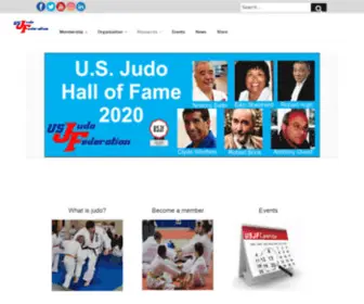 USJF.com(United States Judo Federation) Screenshot