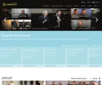 Uskotv.fi(Etusivu) Screenshot