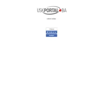 Uskportal.ba(Portal za sve) Screenshot