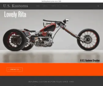 Uskustoms.com(Custom Motorcycles) Screenshot